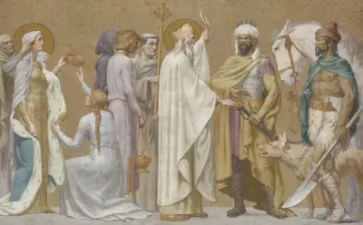Procession, 1889 – nr 1 av Pierre Puvis de Chavannes