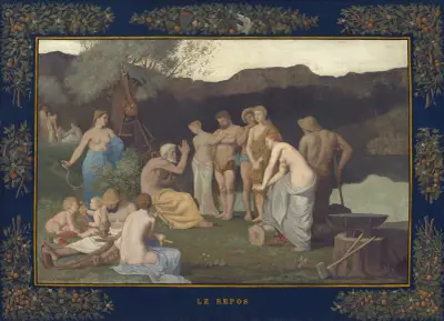 Vila av Pierre Puvis de Chavannes