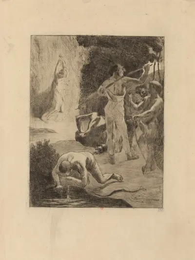 Saint-Sébastien av Pierre Puvis de Chavannes