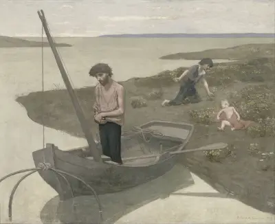 The Poor Fisherman av Pierre Puvis de Chavannes
