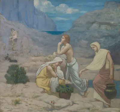 Herden sjunger av Pierre Puvis de Chavannes