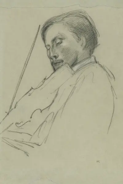 Violinisten av Pierre Puvis de Chavannes