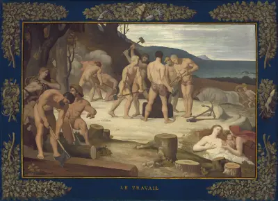 Arbete av Pierre Puvis de Chavannes