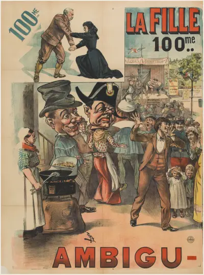 100.me, La Fille du garde-chasse, 100.me, immense succès, Ambigu von Cândido de Faria