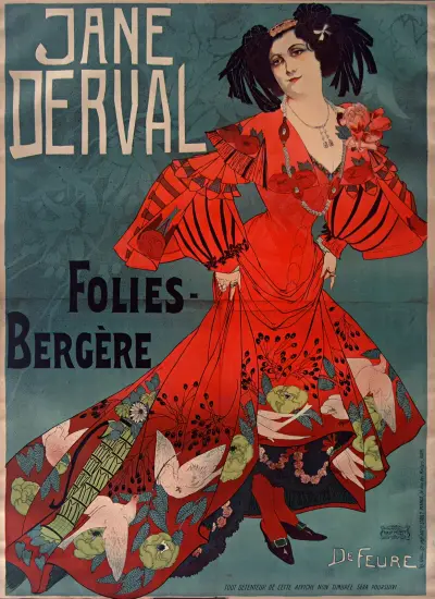 Jane Derval av Georges de Feure