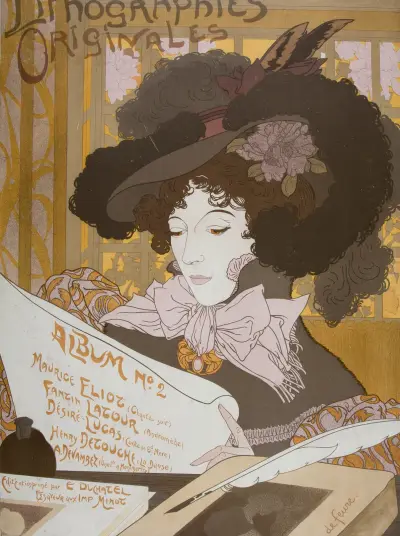 Lithographies originales No 2 av Georges de Feure