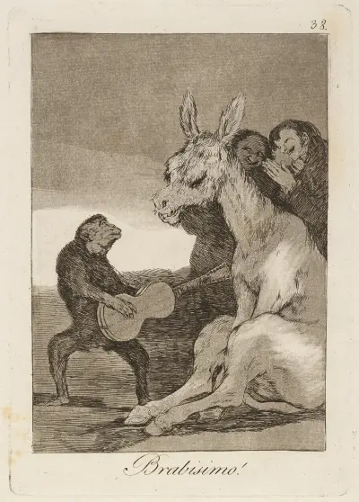 Brabisimo! (Bravo!) av Francisco de Goya
