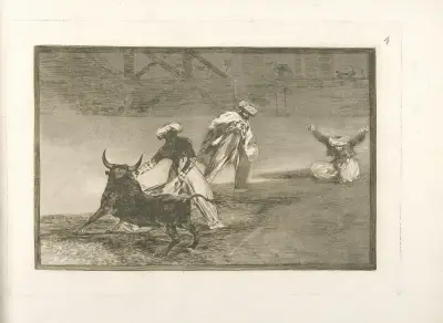 Capean otro encerrado av Francisco de Goya