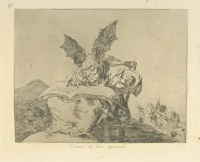 Contra el bien general av Francisco de Goya