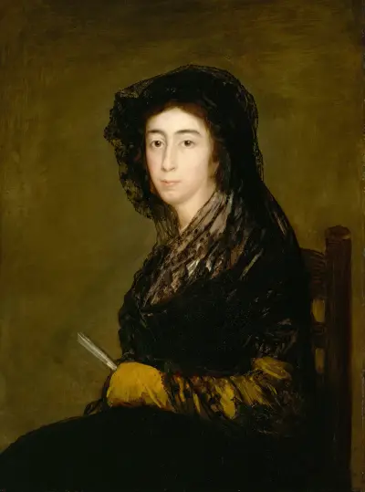 Dona Amalia Bonells de Costa av Francisco de Goya