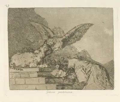 Gatesca pantomima av Francisco de Goya
