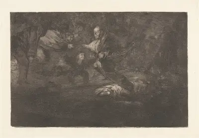 God Creates Them and They Join up Together (Dios los Cria y Ellos Se Juntan) av Francisco de Goya