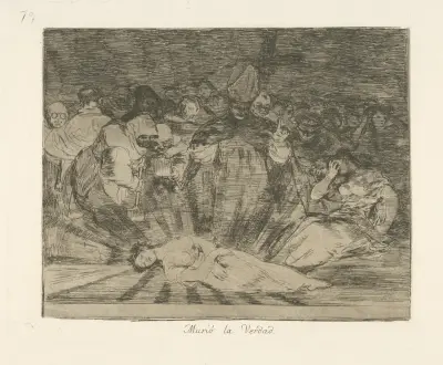 Murió la Verdad av Francisco de Goya