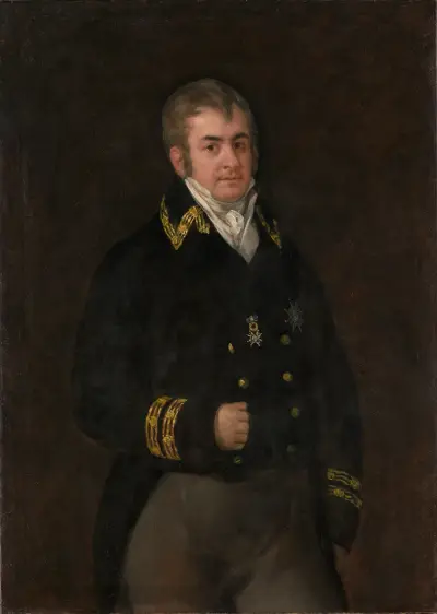 Portrait of Don Juan Bautista de Goicoechea y Urrutia av Francisco de Goya