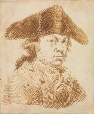 Self-Portrait in a Cocked Hat av Francisco de Goya