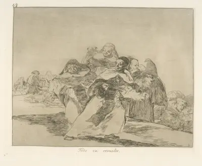Todo va revuelto av Francisco de Goya