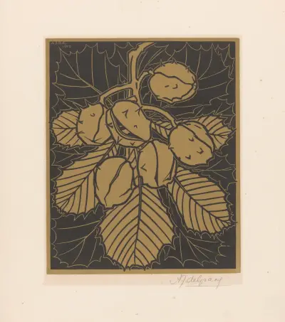 Chestnut branch von Julie de Graag