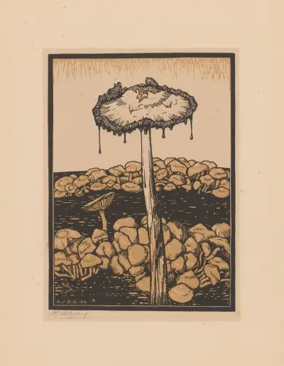 Dripping mushroom von Julie de Graag