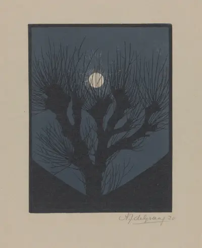 Moonlit night av Julie de Graag