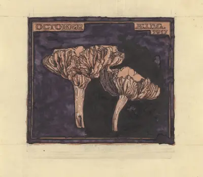Mushrooms October von Julie de Graag