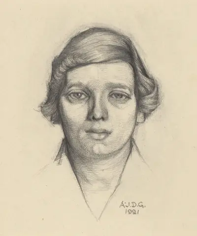 Portrait of a woman von Julie de Graag