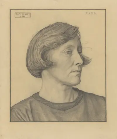 Portrait of Julie de Graag av Julie de Graag