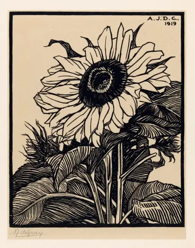 Zonnebloem av Julie de Graag