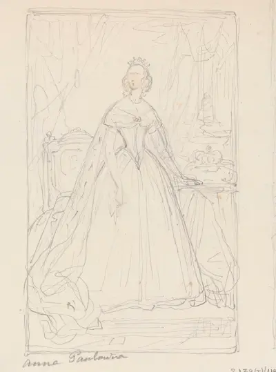 Anna Pavlovna av Nicaise De Keyser