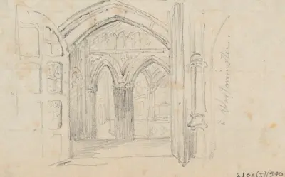 Vid Westminster Abbey av Nicaise De Keyser