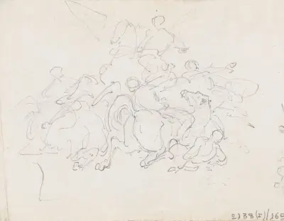 Battle Scene – nr 2 av Nicaise De Keyser