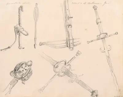 Bogen und Pfeil, Épée von Nicaise De Keyser
