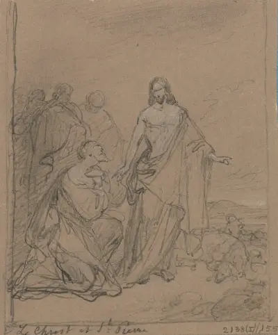 Chrystus i święty Piotr – nr 2, Nicaise De Keyser
