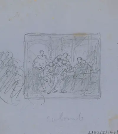 Kryštof Kolumbus a jeho nemocný syn v klášteře La Rábida – č. 1, Nicaise De Keyser