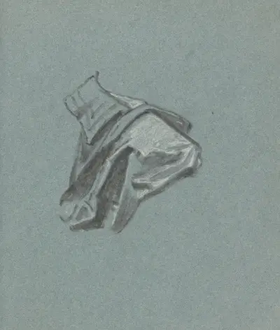 Draperat tyg av Nicaise De Keyser
