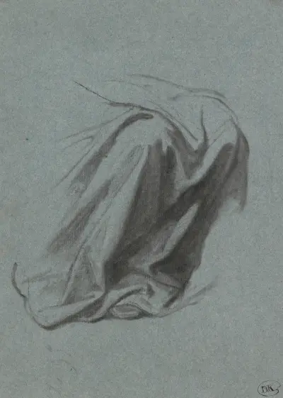 Draperat tyg av Nicaise De Keyser