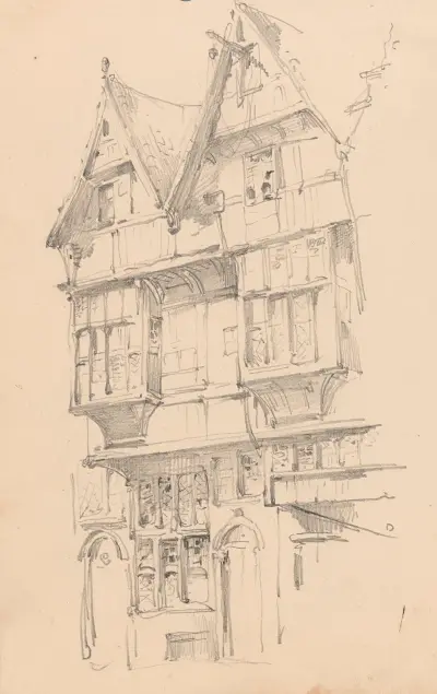 Hausfassade – Nr. 2 von Nicaise De Keyser