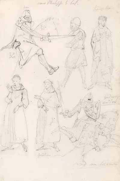 Figurer från Filip den skönes tid av Nicaise De Keyser