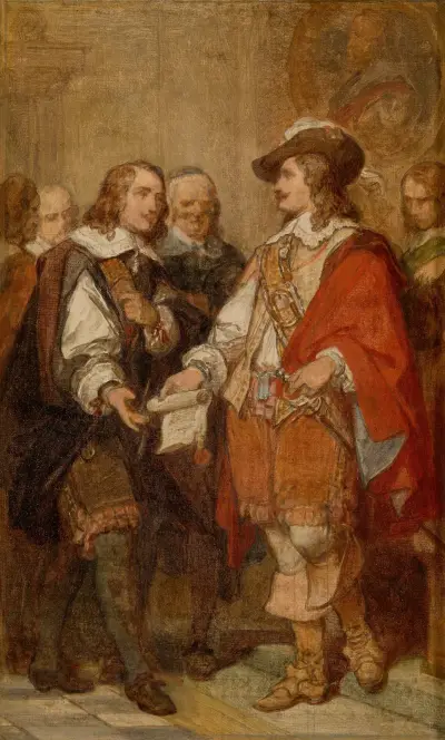 Założenie Akademii Antwerpskiej przez Davida Teniersa II, Nicaise De Keyser