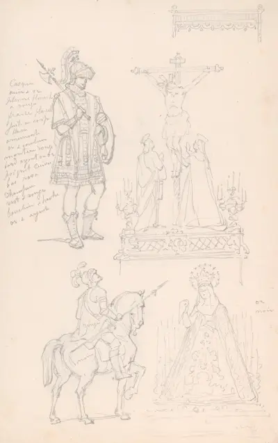 Långfredagsprocession i Sevilla av Nicaise De Keyser