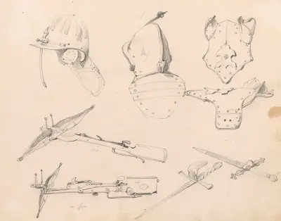 Helmets, Bows, Armours av Nicaise De Keyser