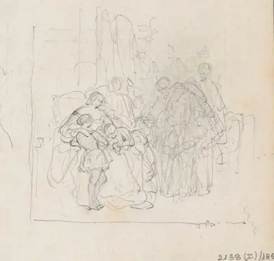 Historisk scen av Nicaise De Keyser