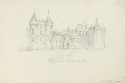 Holyrood Palace av Nicaise De Keyser