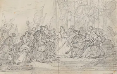 Jacqueline av Wittelsbach av Nicaise De Keyser