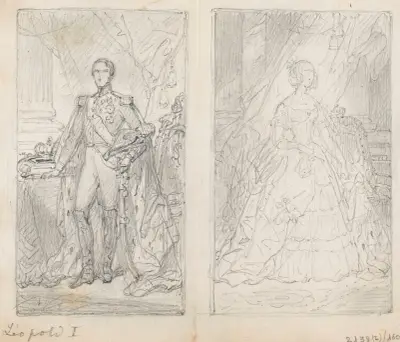 Leopold I. Belgický a královna Marie-Louise, Nicaise De Keyser