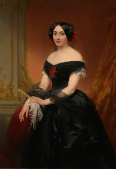 Madame Mols-de Brialmont av Nicaise De Keyser