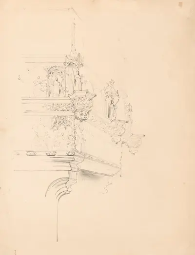 Mantelpiece av Nicaise De Keyser