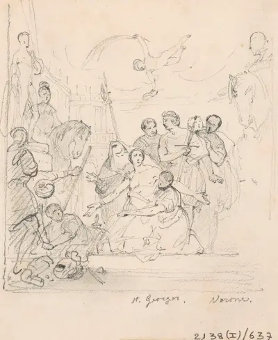 Sankt Georgs martyrium av Nicaise De Keyser