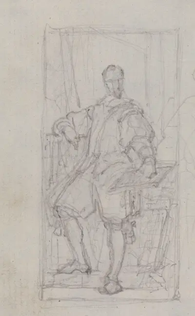 Porträtt av en man av Nicaise De Keyser