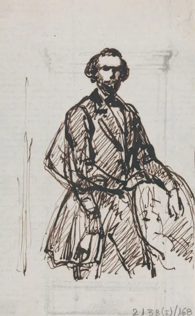 Porträtt av en man av Nicaise De Keyser