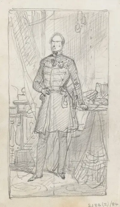 Porträtt av en man av Nicaise De Keyser